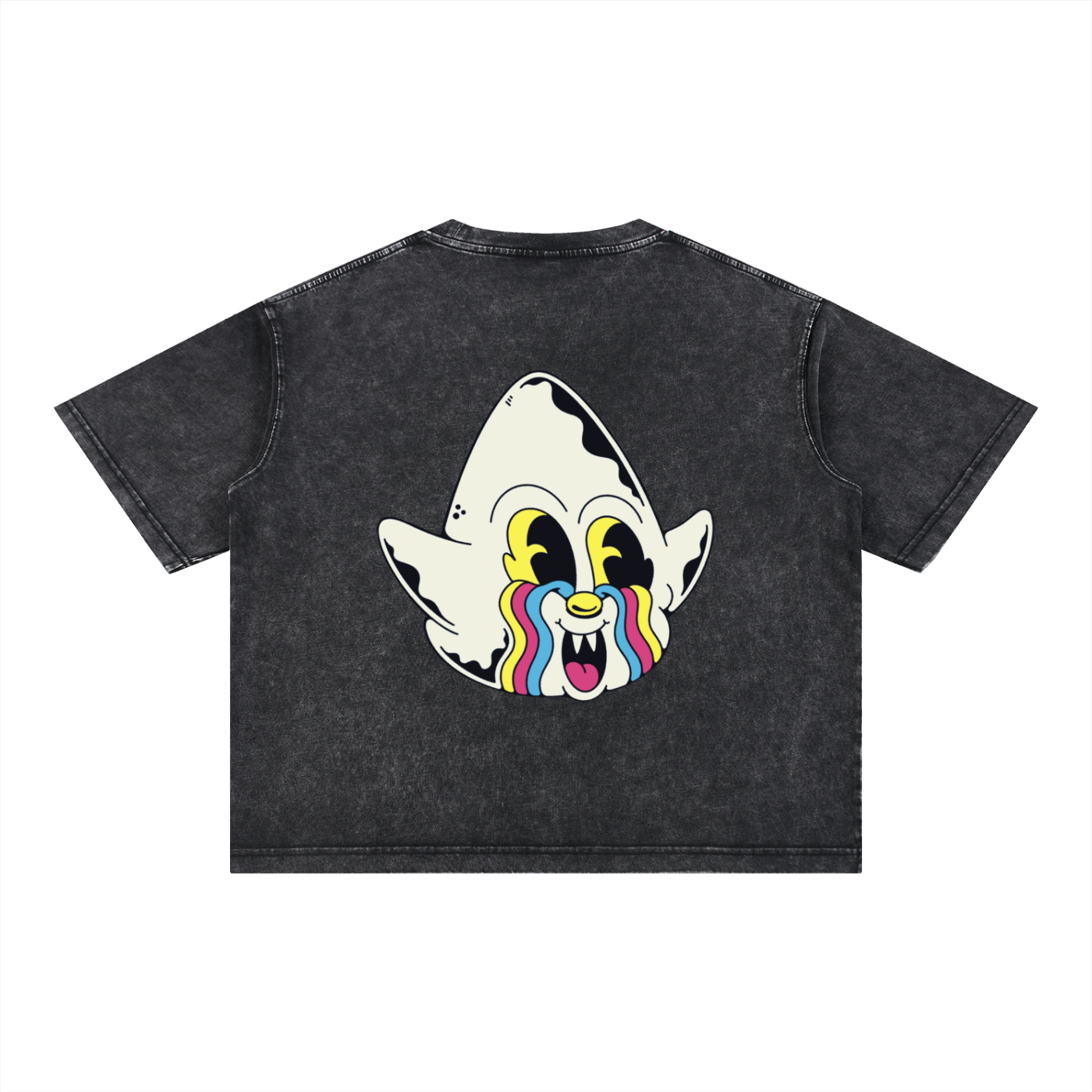 Mineral Wash Boxy Cotton T-Shirt