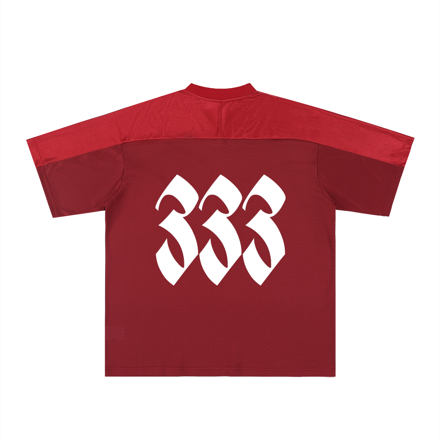 Oversized Mesh V-Neck Soccer Jersey