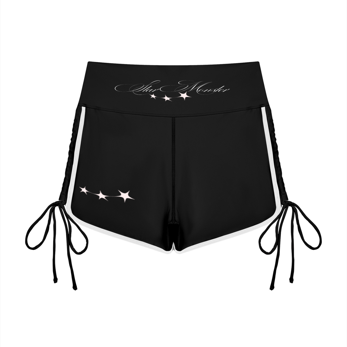 Star Monster Eclipse Women’s Color Block High Waisted Yoga Shorts