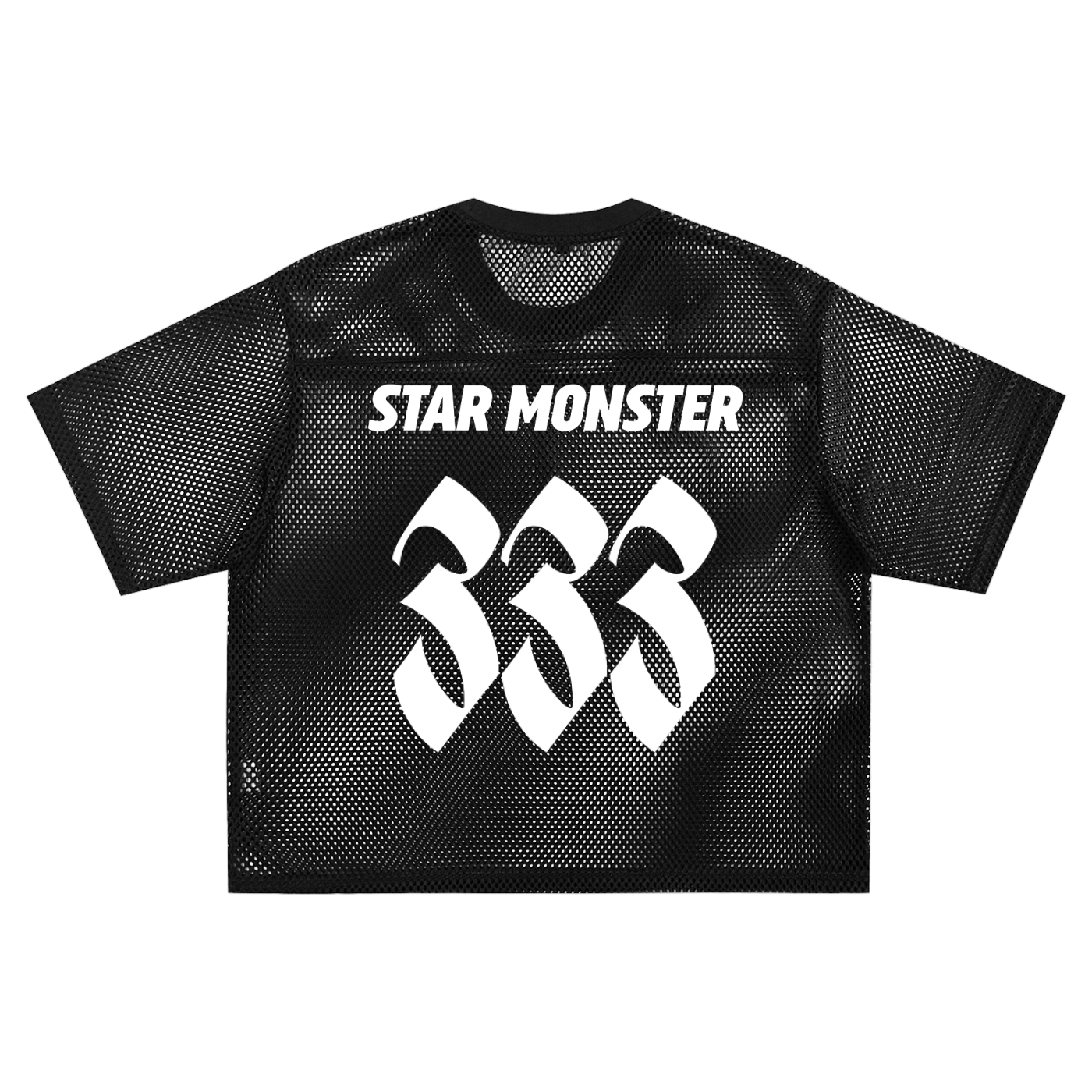 STAR MONSTER 1ST EDITION "333" See-through Boxy Net T-shirt