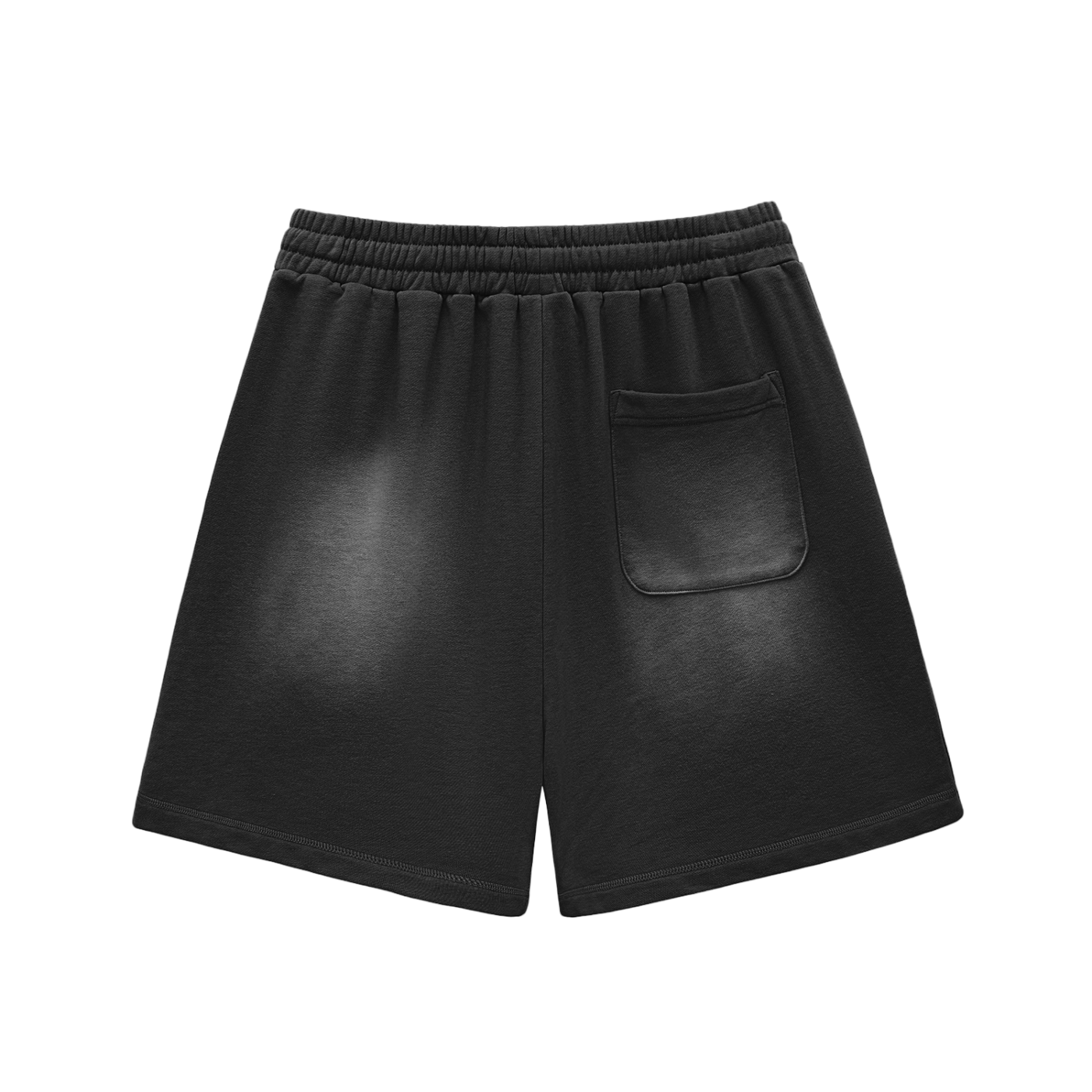 STAR MONSTER 1ST EDITION "CRUNCHIFAM" Sun Fade Raw Edge Cotton Shorts