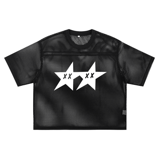 STAR MONSTER 1ST EDITION "333" See-through Boxy Net T-shirt