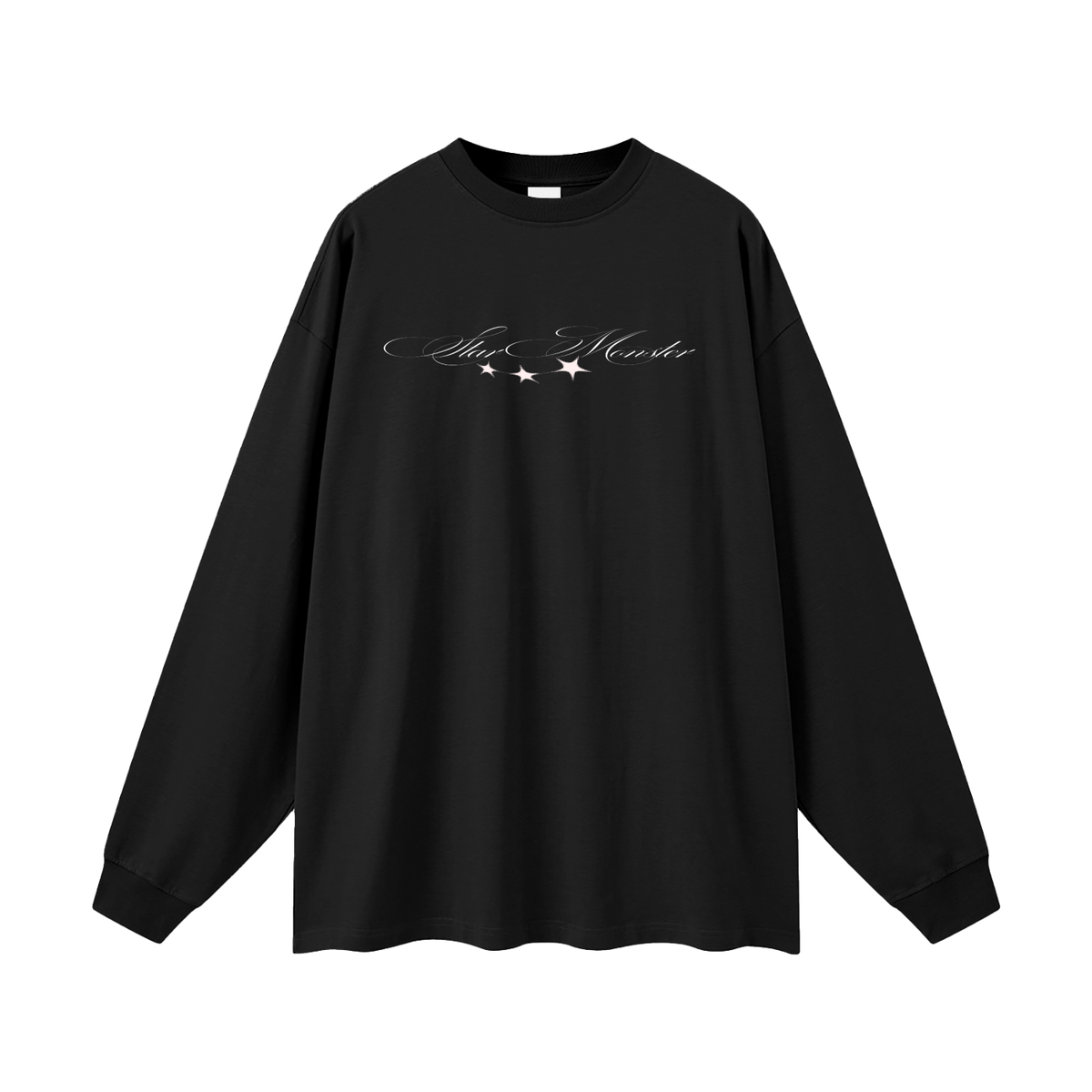 Star Monster Eclipse Oversized Unisex Long Sleeve T-Shirt