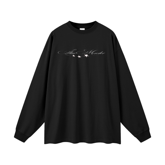 Star Monster Eclipse Oversized Unisex Long Sleeve T-Shirt
