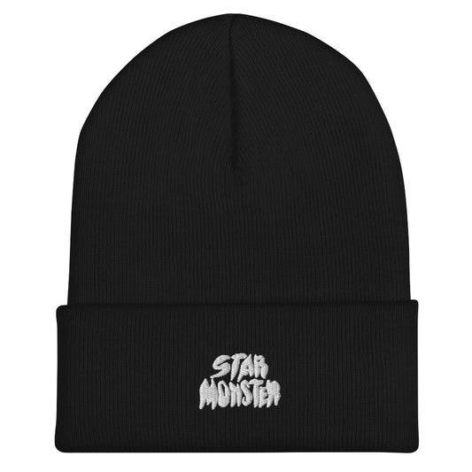 STAR MONSTER CLOUDED LOGO EMBROIDERED Cuffed Beanie