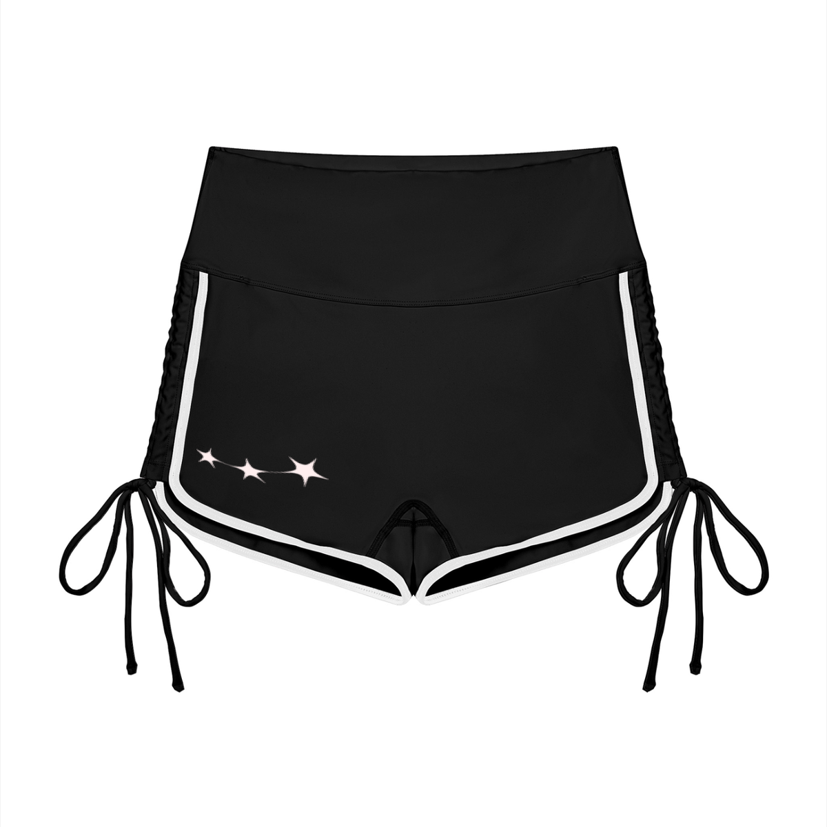 Star Monster Eclipse Women’s Color Block High Waisted Yoga Shorts